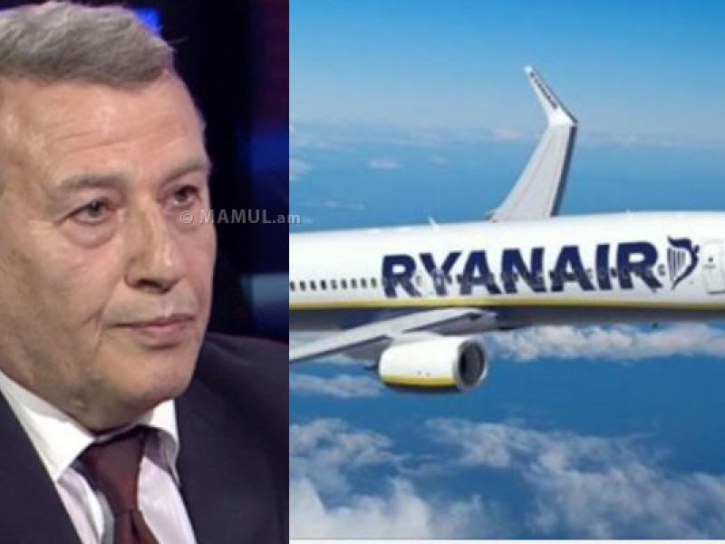 «# RyanAir-ն ինքնարժեքից ցածր գնով թռիչքներ չի կատարել». Հակոբ Ճաղարյան