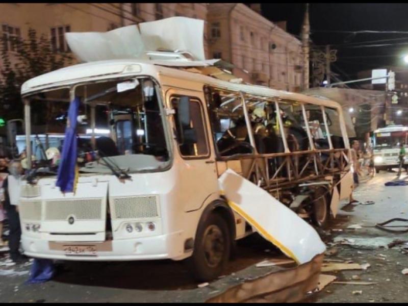 Վորոնեժում ավտոբուսի պայթյունի հետևանքով կա 1 զոհ, 19-ը տուժած պայթյունի պահը տեսանյութում